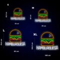 Neón Letrero Hamburguesa - Miniatura 5