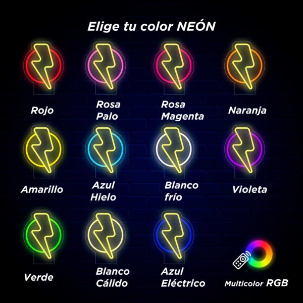 Elio tu color Neón Rayo - RGB.