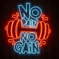 Neón No pain No gain - Miniatura 1