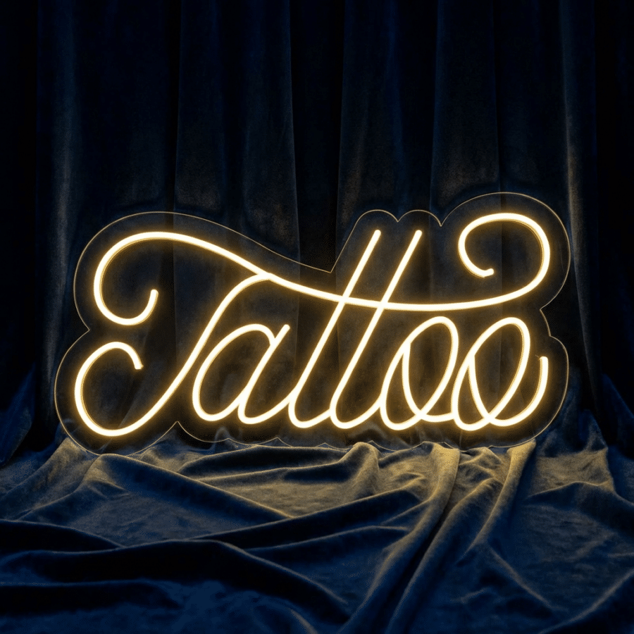 Neón Tattoo Línea Fina