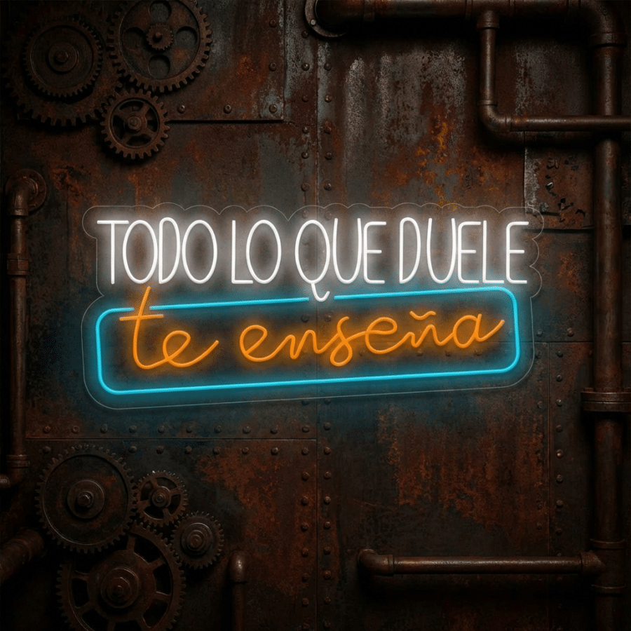 Neón Todo lo que duele, Te enseña - Vista 1