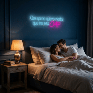 Neón para habitación: cómo decorar tu dormitorio y salón con neón LED