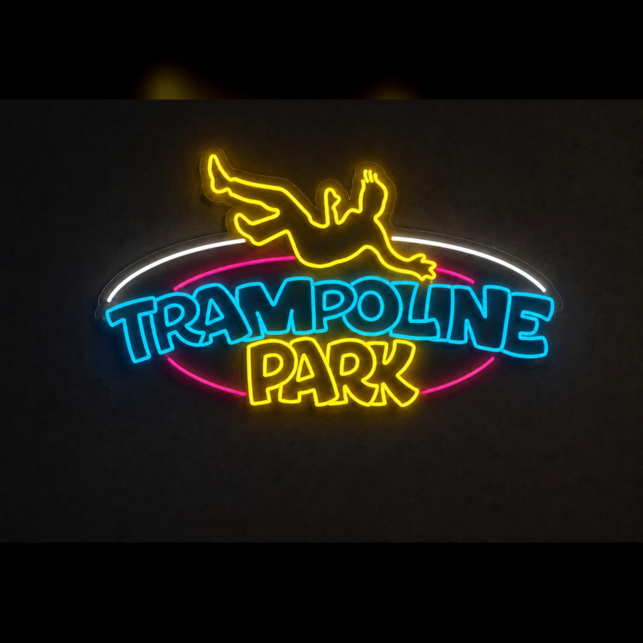 Neón LED Trampoline Park