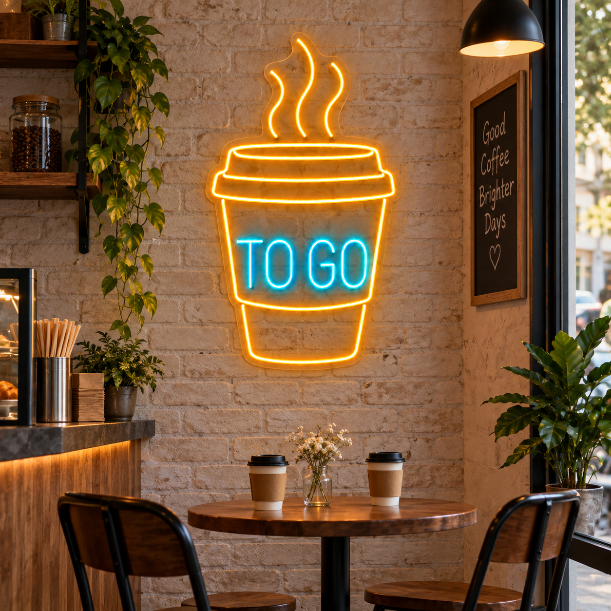 Neón LED Café para Llevar - Miniatura 3