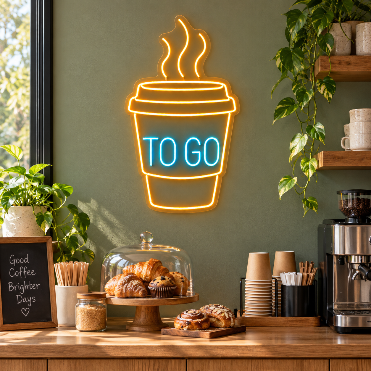 Neón LED Café para Llevar - Miniatura 4