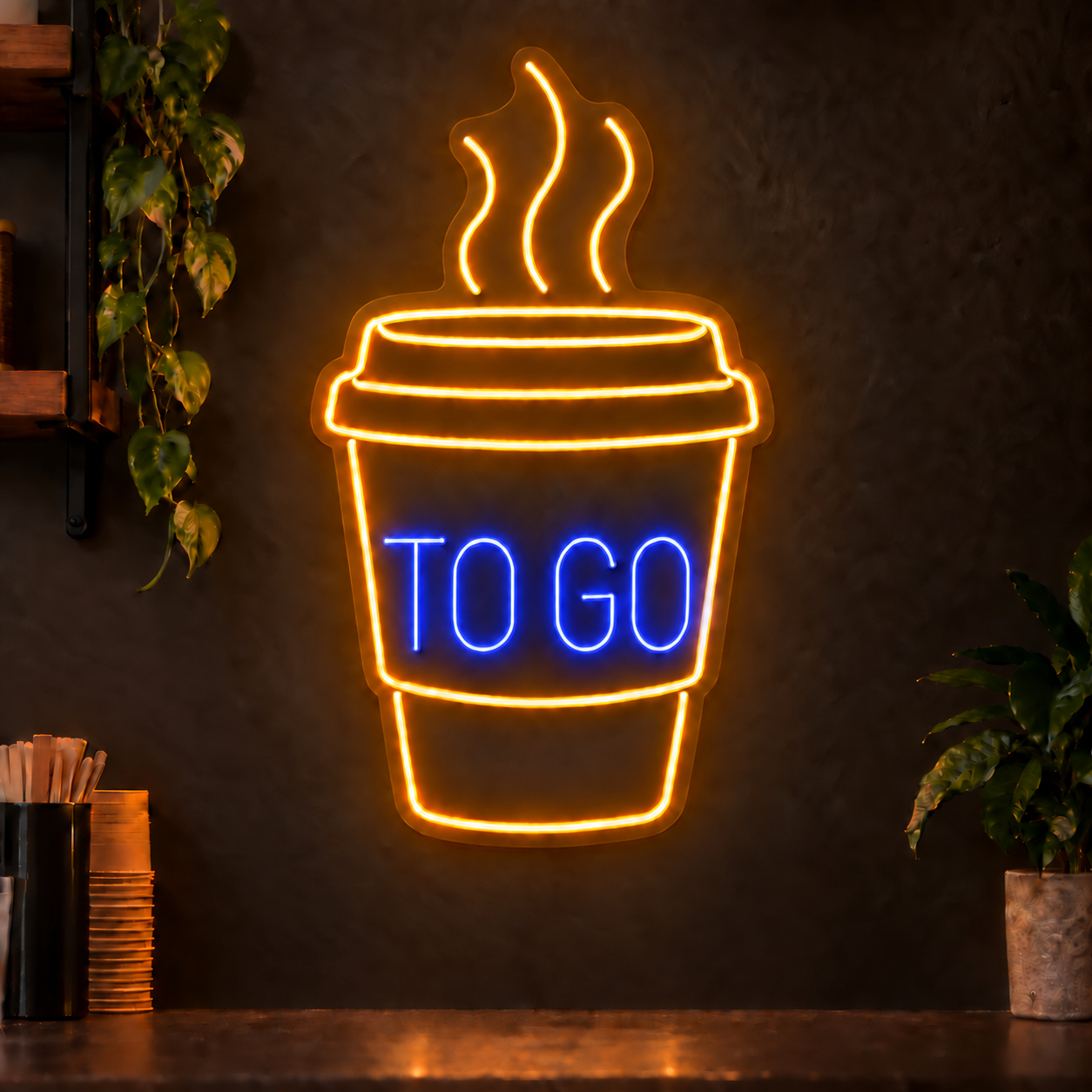 Neón LED Café para Llevar - Miniatura 11
