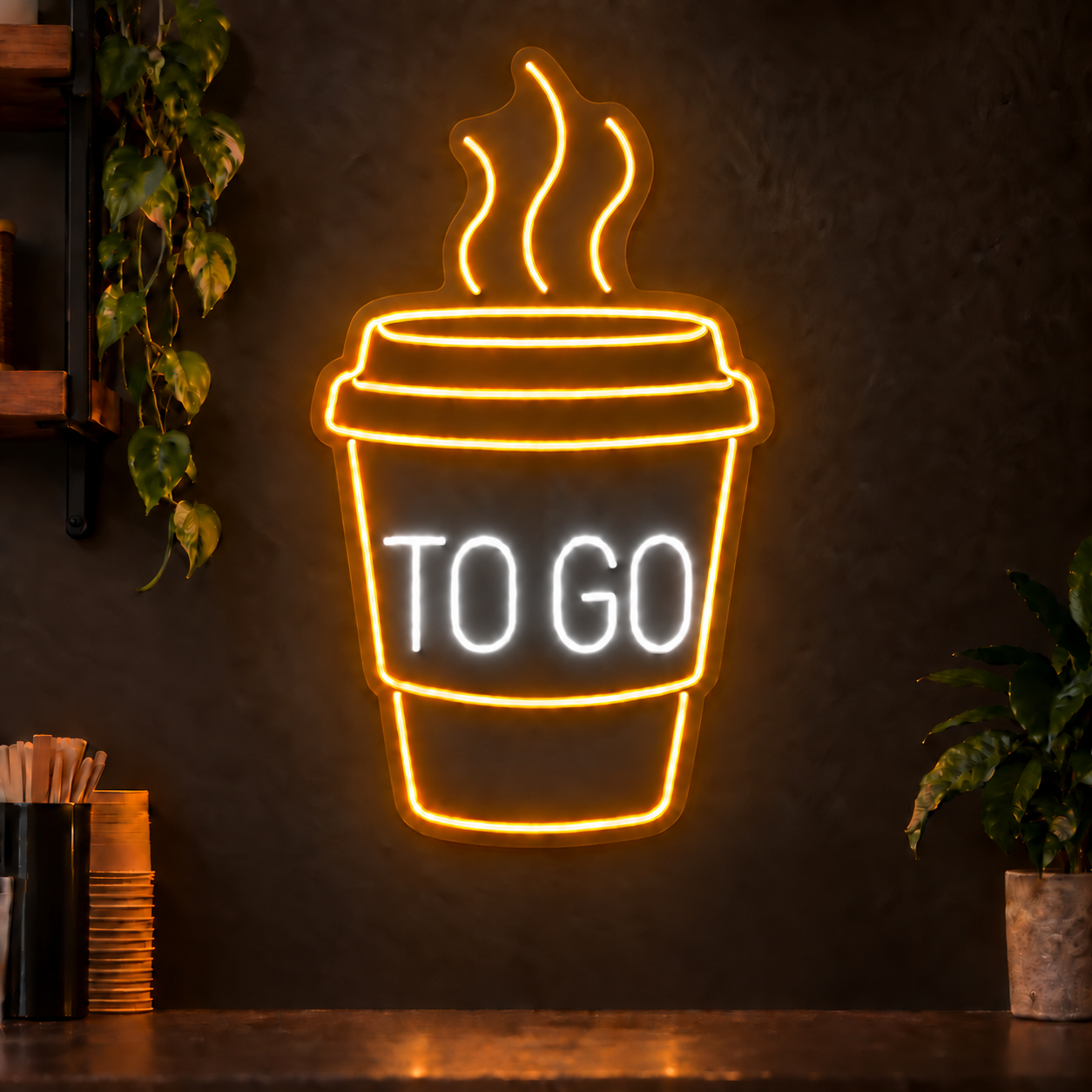 Neón LED Café para Llevar - Miniatura 5