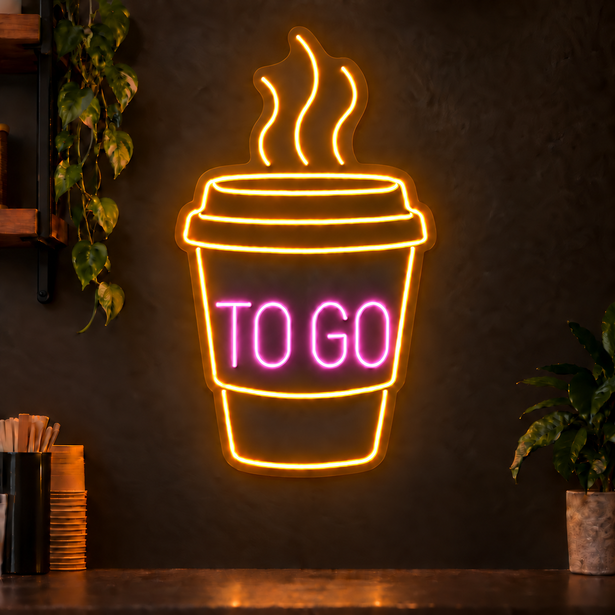 Neón LED Café para Llevar - Miniatura 10