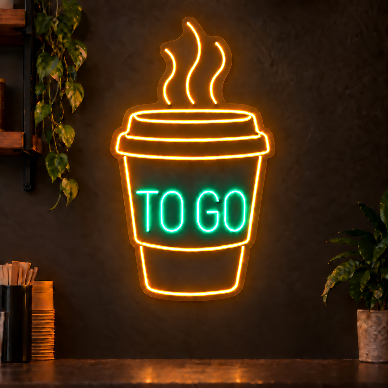 Neón LED Café para Llevar - Miniatura 12