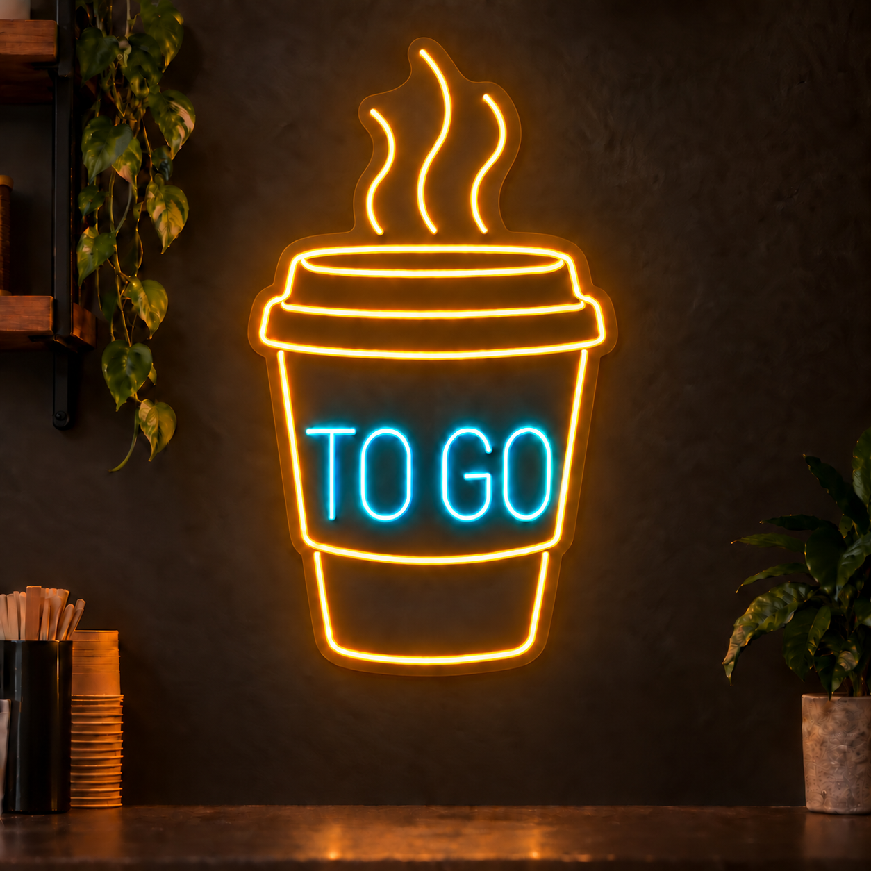 Neón LED Café para Llevar - Miniatura 1