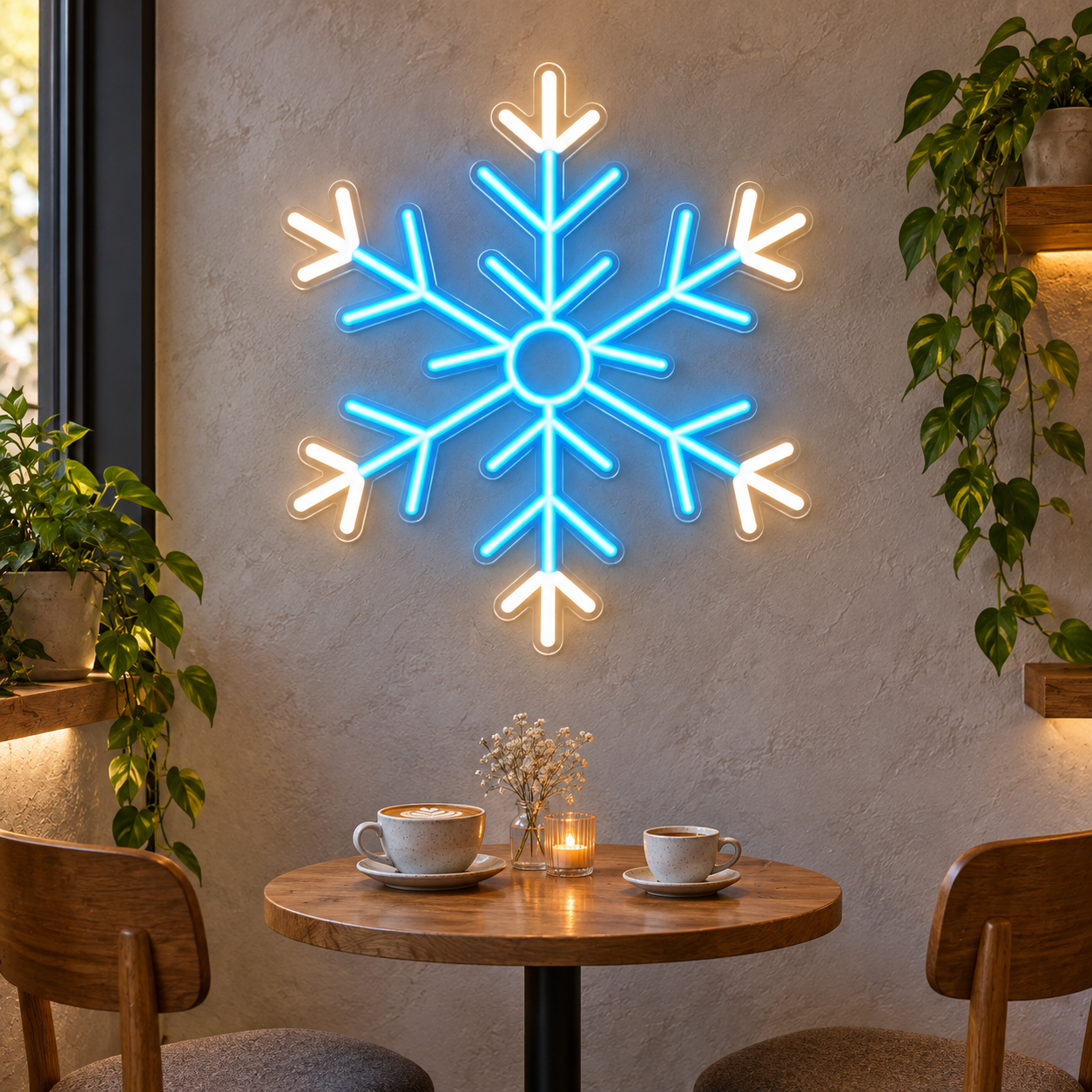 Neón LED Copo de Nieve - Miniatura 3