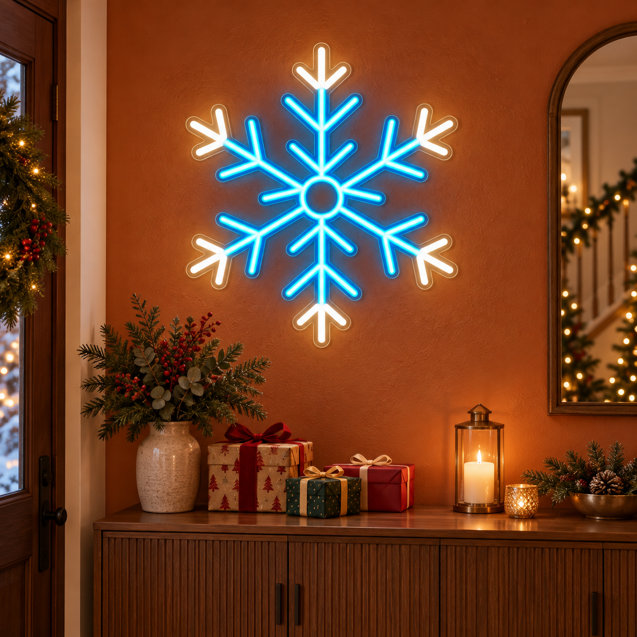 Neón LED Copo de Nieve - Miniatura 4