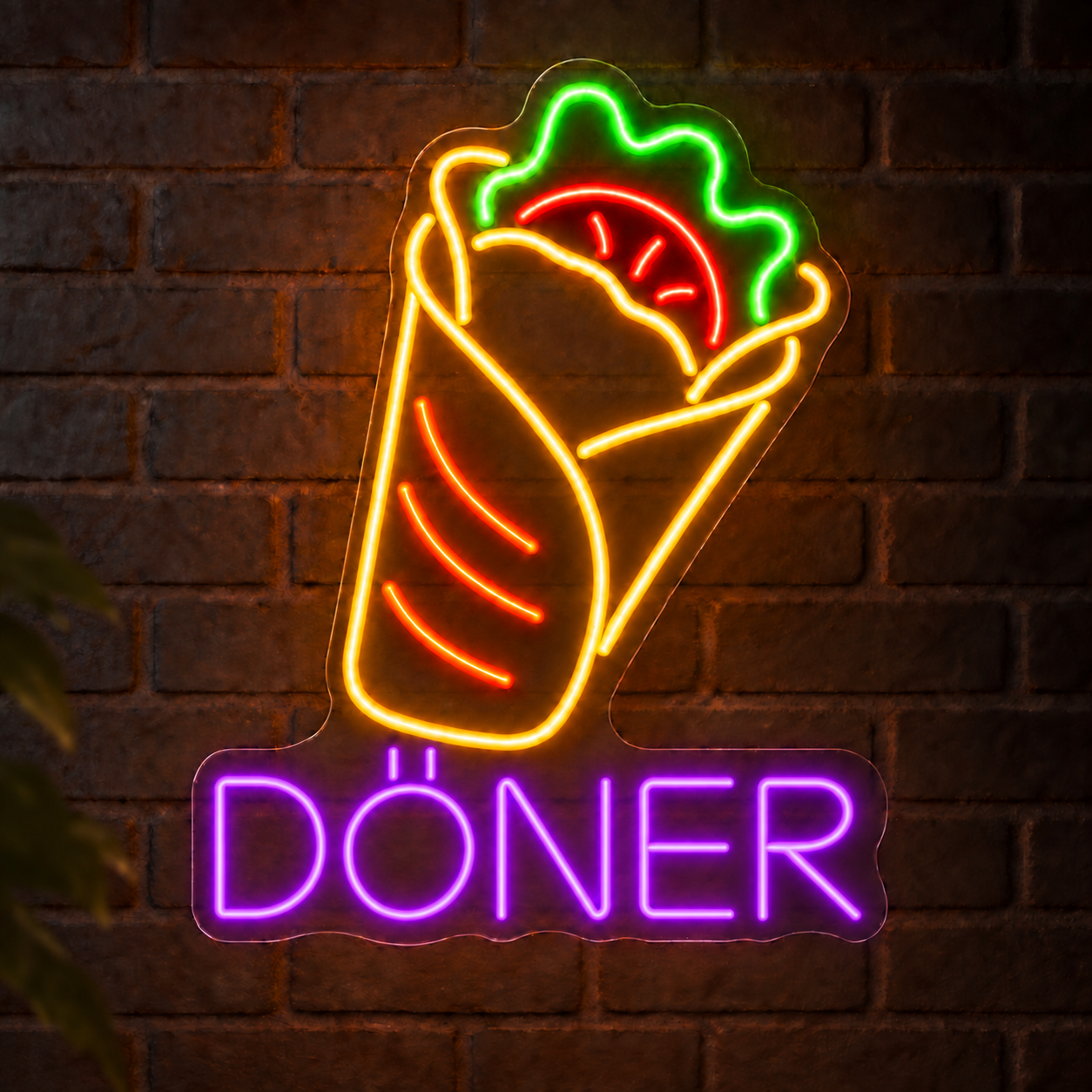 Neón LED Döner en Wrap - Miniatura 7
