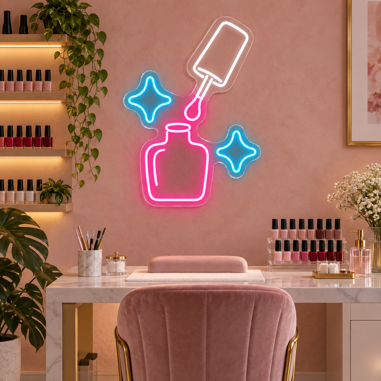 Neón LED Esmalte y Brillo - Miniatura 3