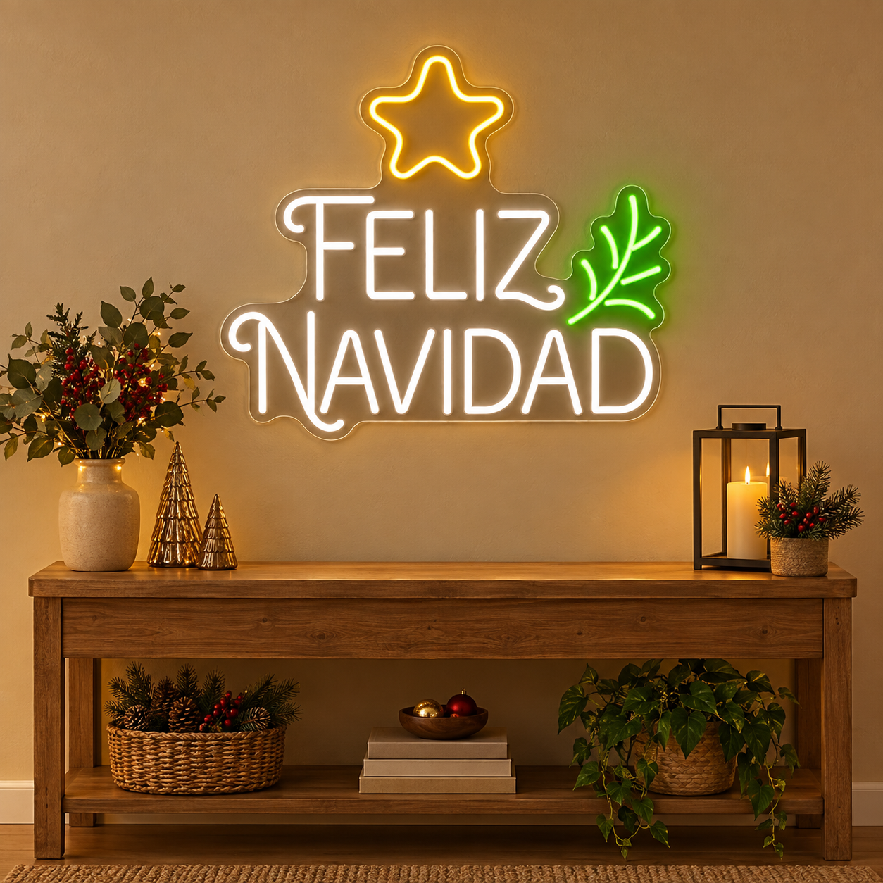 Neón LED Feliz Navidad - Miniatura 3