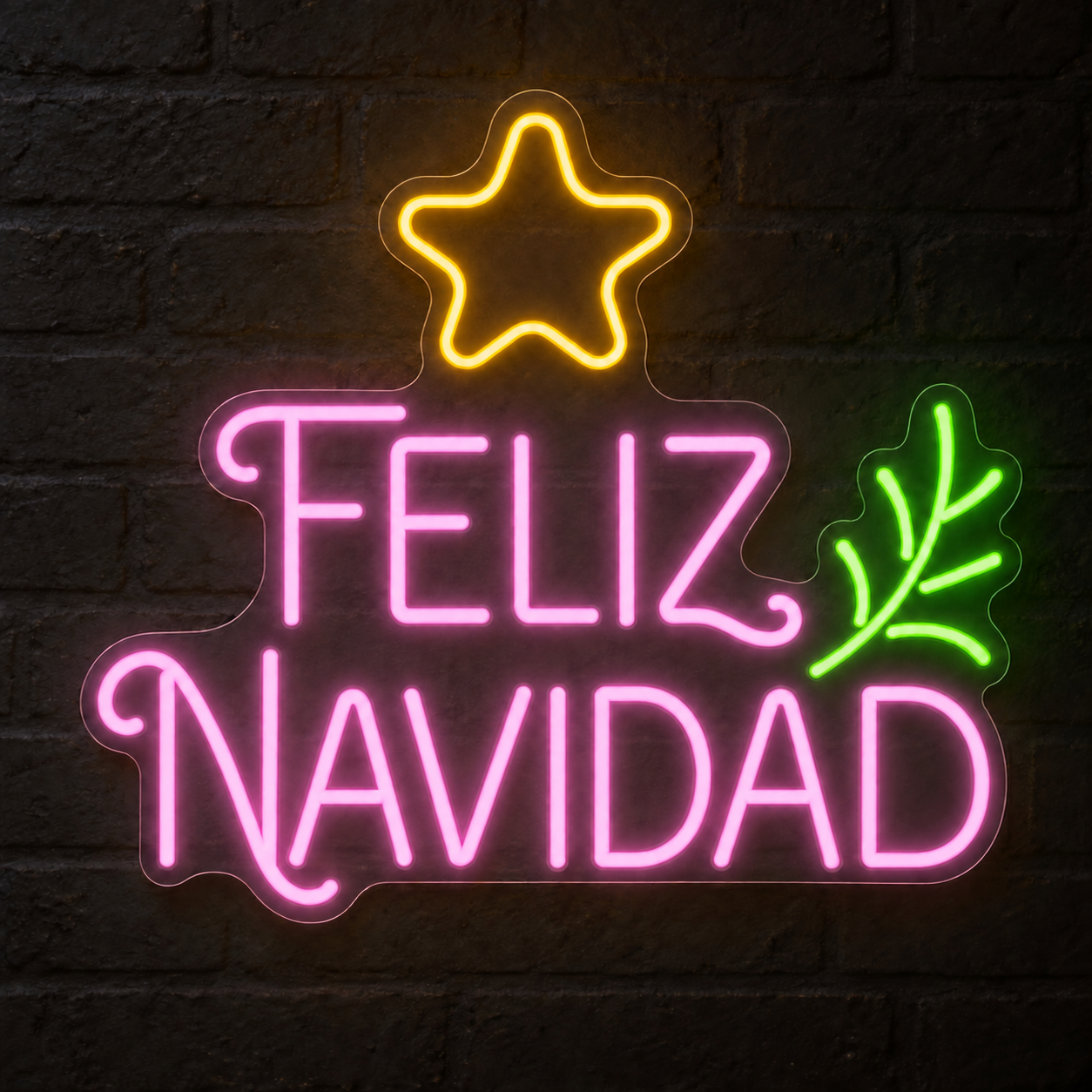 Neón LED Feliz Navidad - Miniatura 9