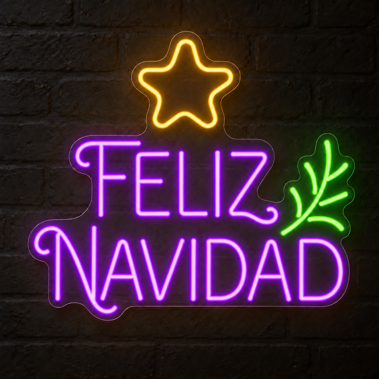 Neón LED Feliz Navidad - Miniatura 7