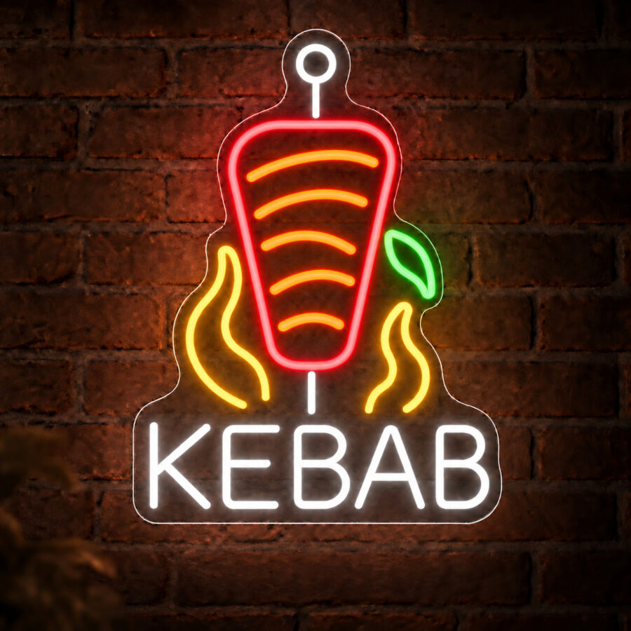 Neón LED Kebab Asador
