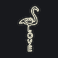 Neón LOVE flamenco - Miniatura 5