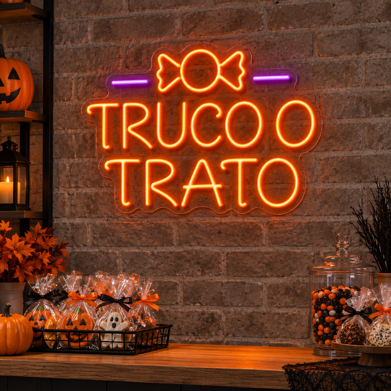 Neón LED Truco o Trato - Miniatura 3