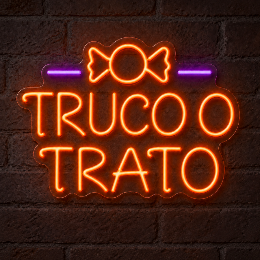 Neón LED Truco o Trato