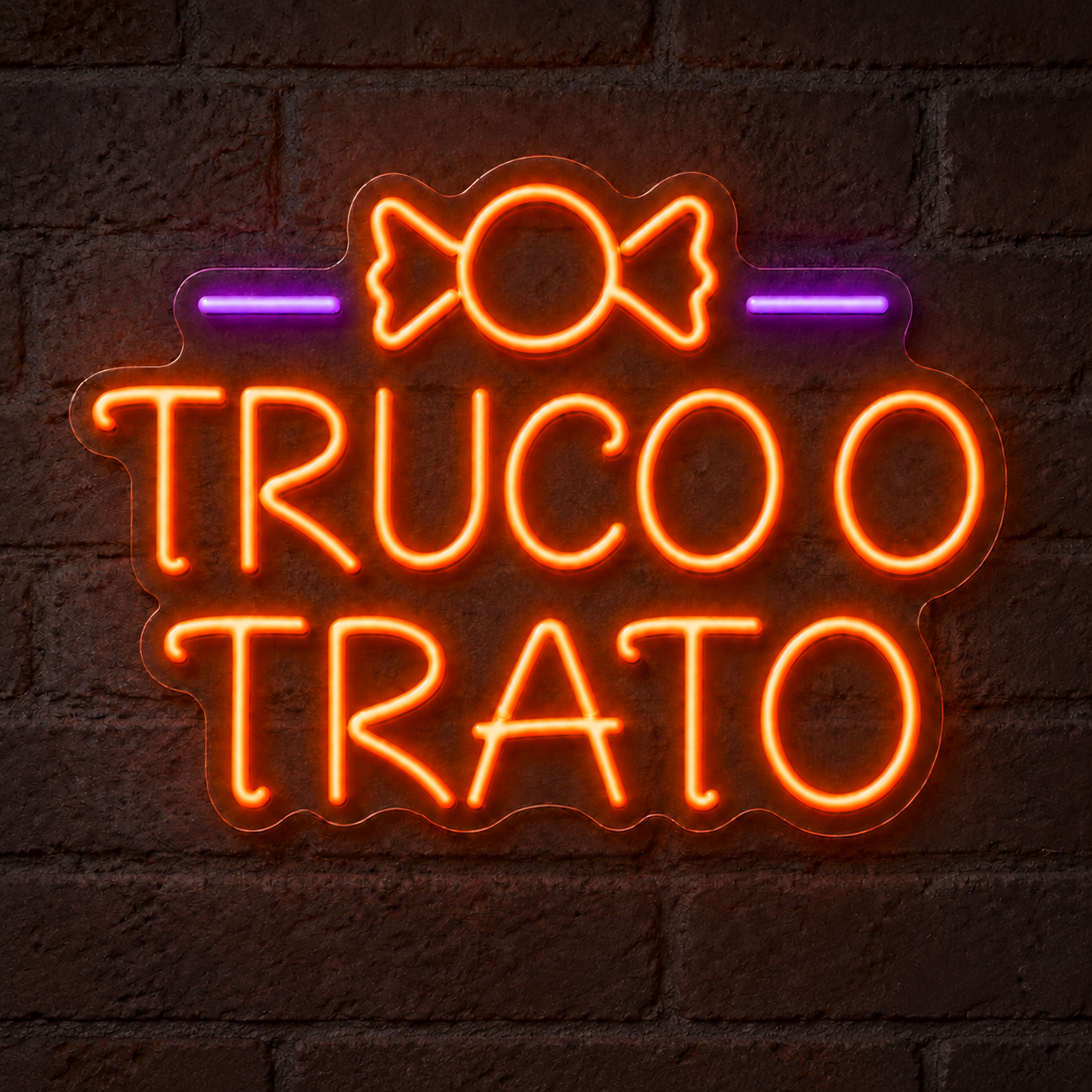 Neón LED Truco o Trato - Miniatura 1
