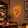 Cuadro de neón Pizza Volcánica - Miniatura 1