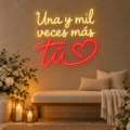 Neón LED Una y mil veces más… tú - Miniatura 2