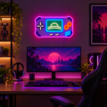 Cuadro de neón Consola Pixel Portátil - Miniatura 2