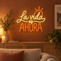 Neón LED La vida es ahora - Miniatura 4