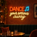 Dance your sorrows away – Cartel LED neón - Miniatura 4