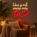 Neón LED Una y mil veces más… tú - Miniatura 4