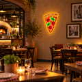 Cuadro de neón Pizza Volcánica - Miniatura 4