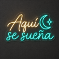Neón LED Aquí se sueña - Miniatura 6