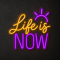 Cartel LED neón «Life is now» - Miniatura 7