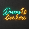 Dreams live here – Letrero LED de neón - Miniatura 7