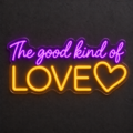 Letrero LED neón «The good kind of love» - Miniatura 7