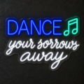 Dance your sorrows away – Cartel LED neón - Miniatura 8