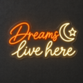 Dreams live here – Letrero LED de neón - Miniatura 9